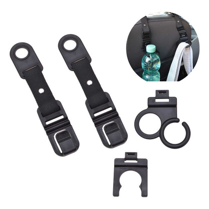 X2 Gancho Organizador Para Cabecera Auto Multiusos 4pcs /ryc