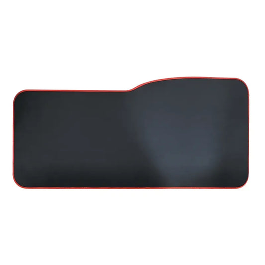 Alfombrilla Gamer Weibo K9 Xl Antideslizante Costura Roja Negro No