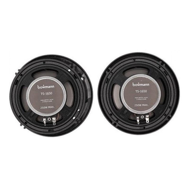X2 Parlantes Bowmann 16cm 3vías 250watts Ts-1650 Auto Tuning