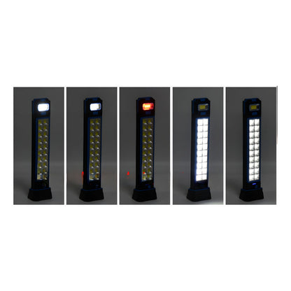 Lámpara De Emergencia Luz Led Recarga Solar /usb +base 48led