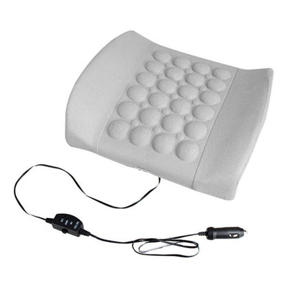 Cojín Lumbar Masajeador Respaldo Ergonómico Almohada Espalda