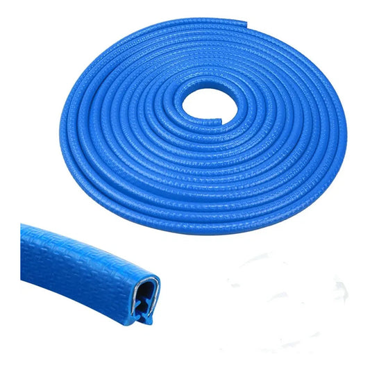Moldura De Auto Sello Presión Protectora Puertas Capot 10mt Azul 10mt