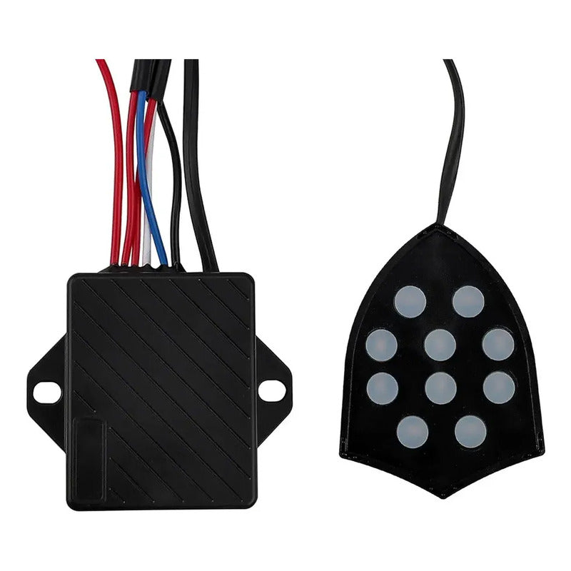 X2 Kit Bocina Caracol Control 10 Tonos 12v Auto Sonido Fuert