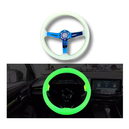 Volante Deportivo Reflectante Tipo Drift Auto Tuning Univers