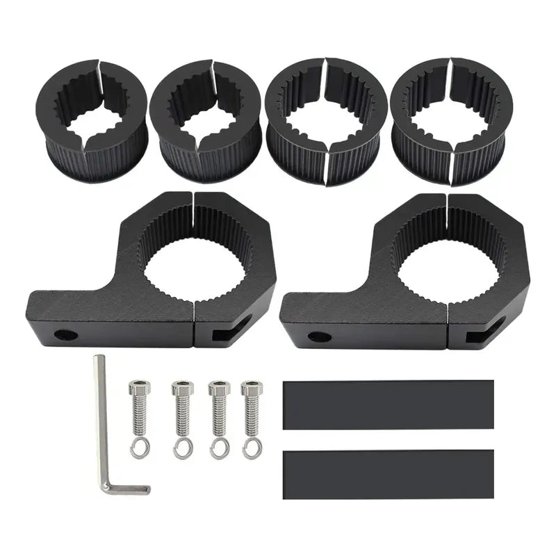 Kit Montaje Abrazadera Barra Toro Luces Led Parachoques