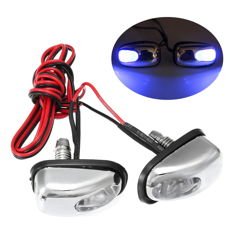X2 Sapitos Limpiaparabrisa Con Luz Rgb Auto Tuning Universal