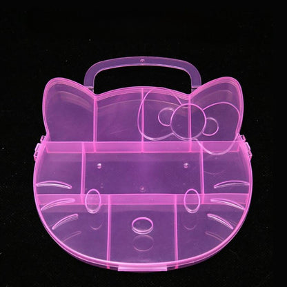 Estuche D Pinches Y Colet Bebé Niñas 11pcs Gancho Oreja Gato