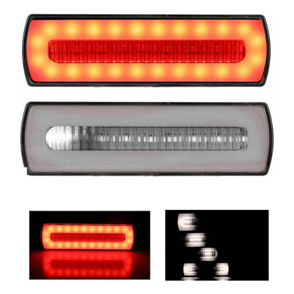 X2 Luz Led Trasera Freno Posición Lateral Trocha 12-24v