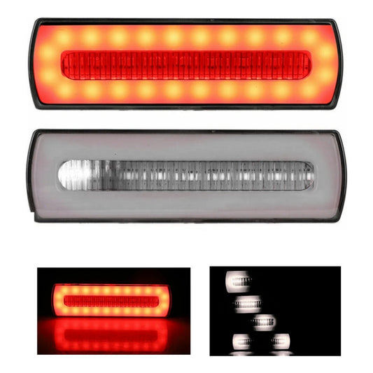 X2 Luz Led Trasera Freno Posición Lateral Trocha 12-24v