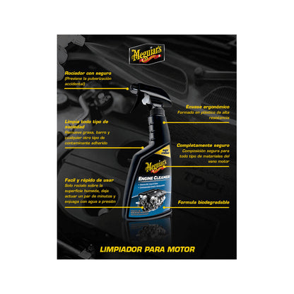 Limpiador De Motor Meguiar's Engine Cleaner Desengrasa Auto