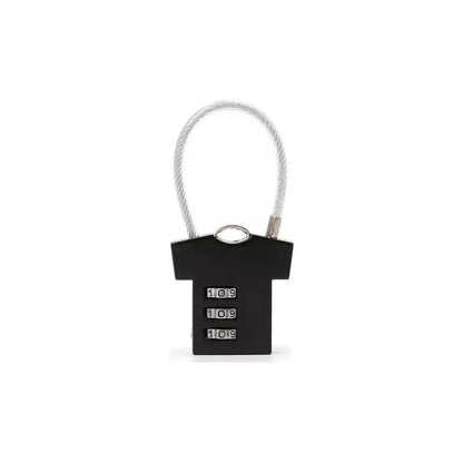 Mini Candado De Seguridad Con Contraseña Multiuso Diseño Color Negro