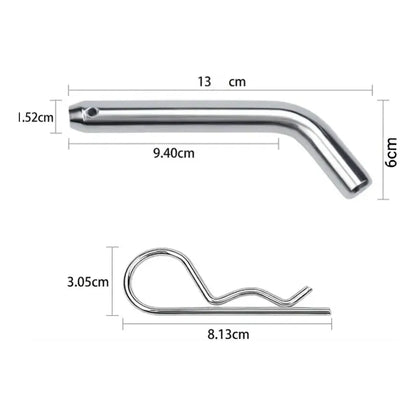 Pasador Con Clip 5/8  De Enganche Para Carro De Arrastre Rem