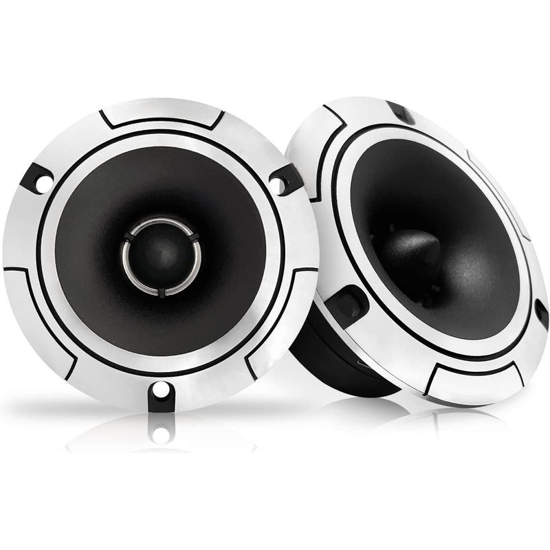 X2 Tweeter De Aluminio Optimizador De Sonido 4 300w Max Color Cromado