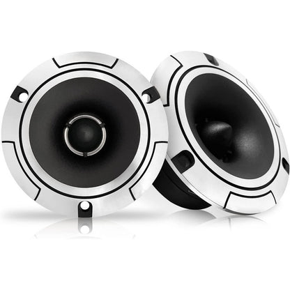 X2 Tweeter De Aluminio Optimizador De Sonido 4 300w Max Color Cromado