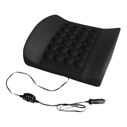 Cojín Lumbar Masajeador Respaldo Ergonómico Almohada Espalda