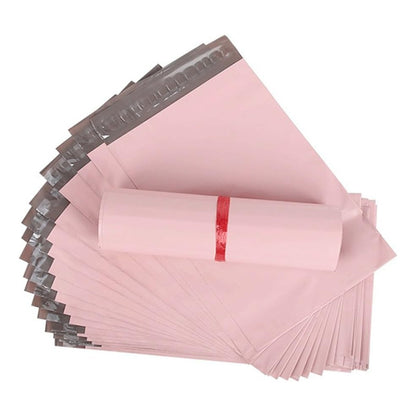 X100 Bolsas Courier Para Embalar 28x42cm Rosa
