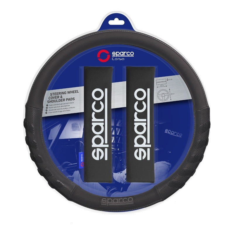 Cubre Volante + Cubre Cinturon Auto Sparco Universal /r&c