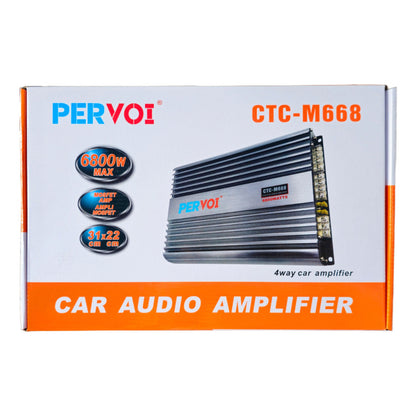 Amplificador De Audio Estereo Para Auto 4vias 6800w Pervoi