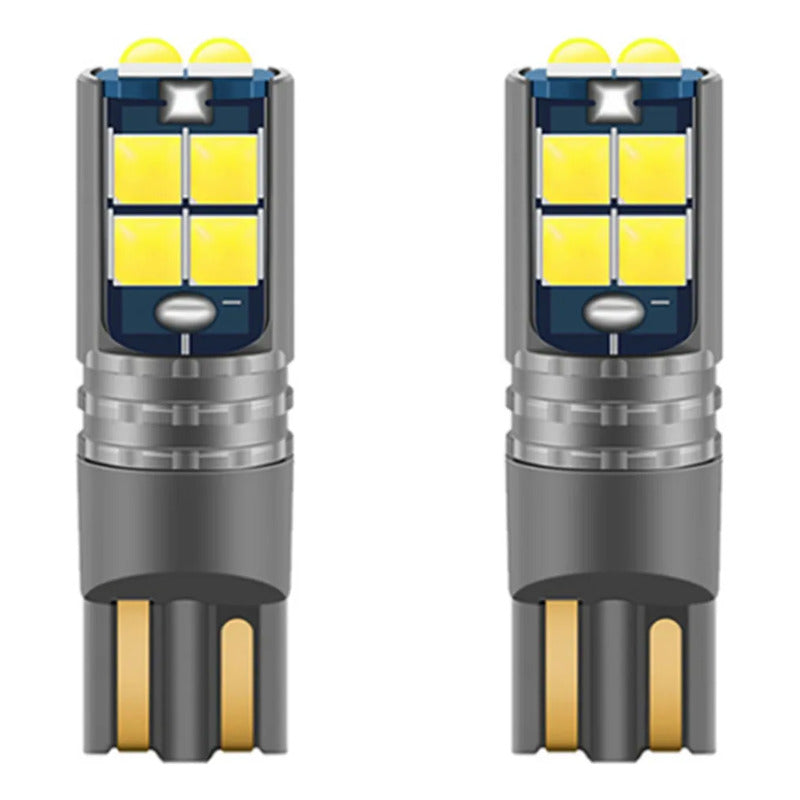 X2 Ampolleta T10 Cola Pescado 10 Led W5w 12/24v Auto 25182