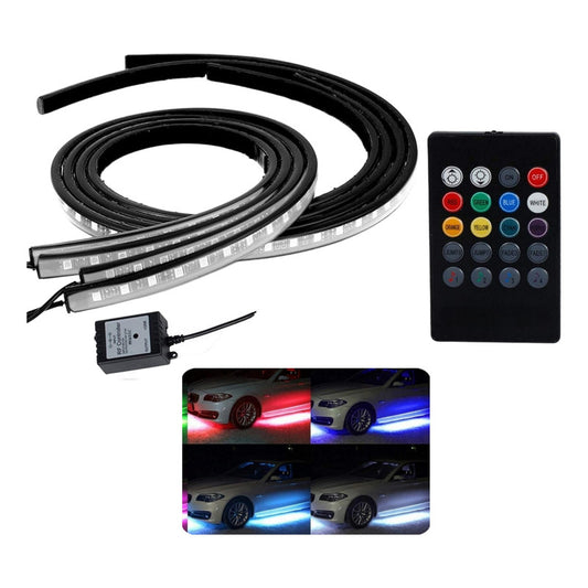 Kit De Luces De Chasis Exterior Rgb Tuning Luz Piso + Contro