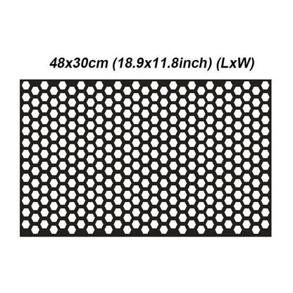 Vinilo Adhesivo Para Foco Óptico Panal 48x30cm Auto Tunning