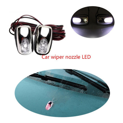 X2 Sapitos Limpiaparabrisa Con Luz Rgb Auto Tuning Universal