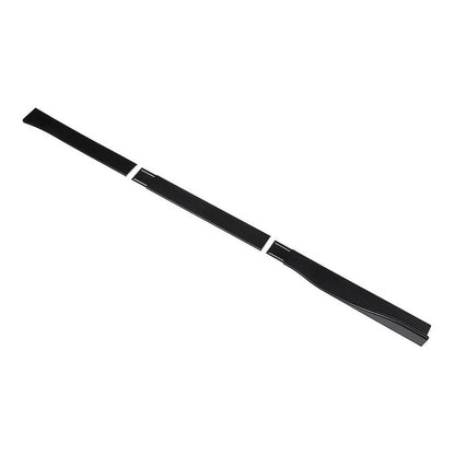 Lip Bumper Lateral 2mts Faldón Negro Brillante Universal /r&