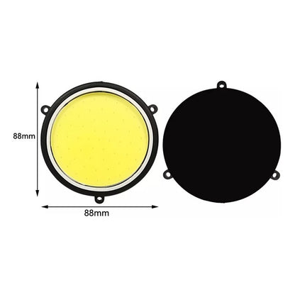 X2 Neblinero Led Cob Alto Brillo Neblineros Adhesivo Redondo