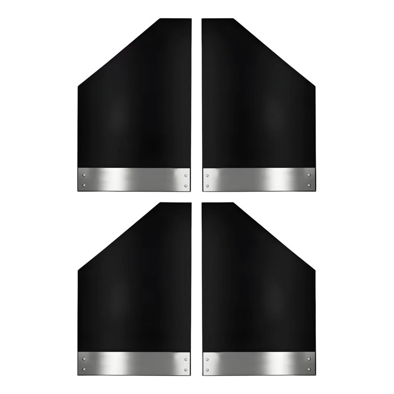 X4 Guardarbarro Guardafango Auto Universal Cn Refuerzo Acero