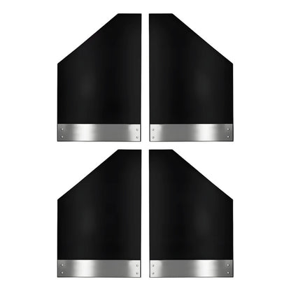 X4 Guardarbarro Guardafango Auto Universal Cn Refuerzo Acero