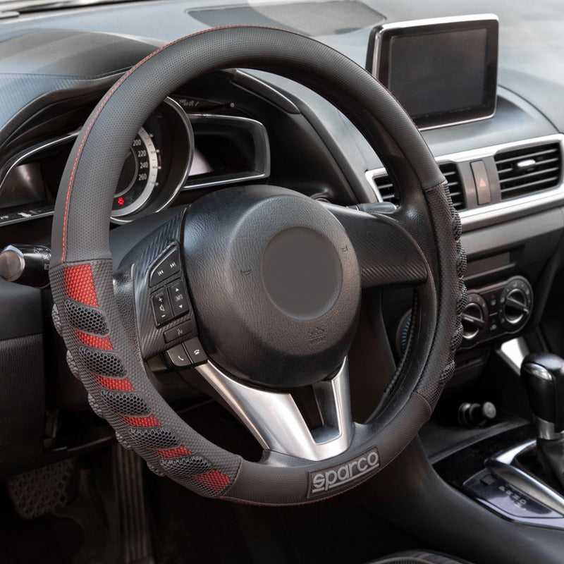 Cubre Volante + Cubre Cinturon Auto Sparco Universal /r&c