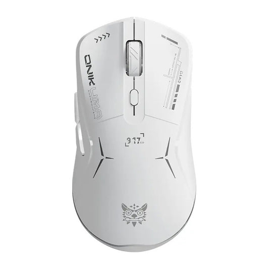 Mouse Gamer Inalámbrico Onikuma 7 Botones 4800dpi Rgb Recarg Color Blanco