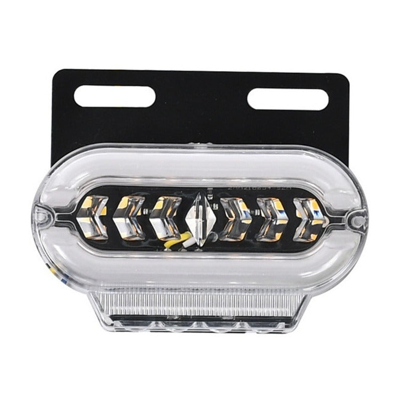 Luz Led Trocha Bicolor Luz Lateral Led Advertencia 24v /ryc