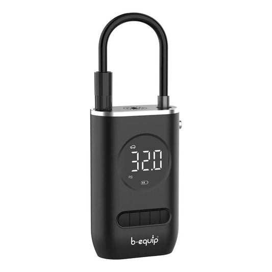 Compresor De Aire Portátil B-equip Digital Recargable Auto Negro 125cw