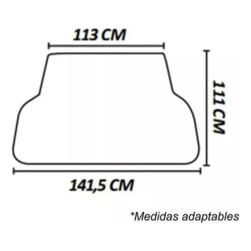 Cubre Maleta Xl Suv Camioneta Pvc 141x111cm Antideslizante