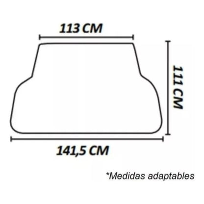 Cubre Maleta Xl Suv Camioneta Pvc 141x111cm Antideslizante