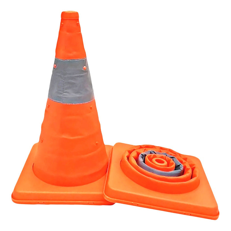 Cono De Emergencia Reflectante Retractil Cono 40cm 1cinta