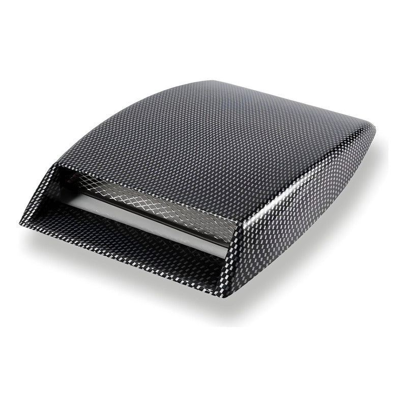 Toma De Aire Capot Adhesiva Fibra Auto Tuning Universal /ryc Negro