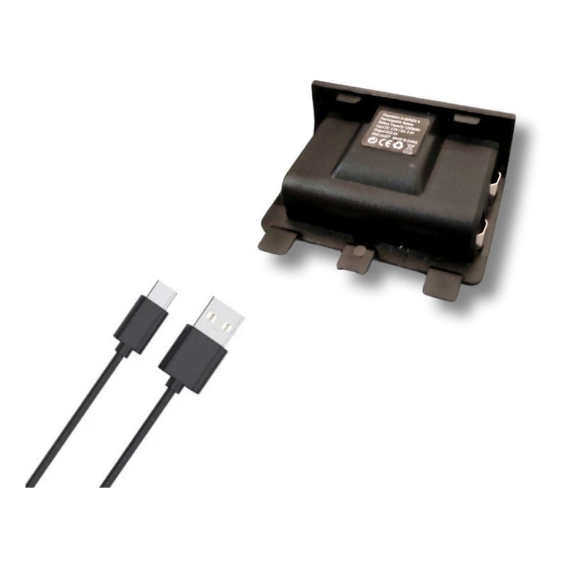 Pack X2 Kit Carga Y Juega Compatible X One Serie X Batería