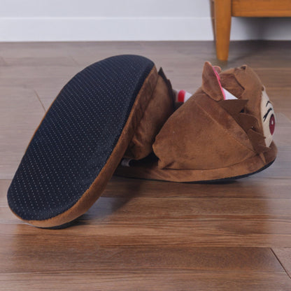 Pantuflas Abiertas De Anime Acolchadas Para Invierno T36-41
