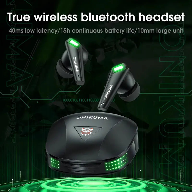 Audífonos Bluetooth Onikuma T308 Color Negro
