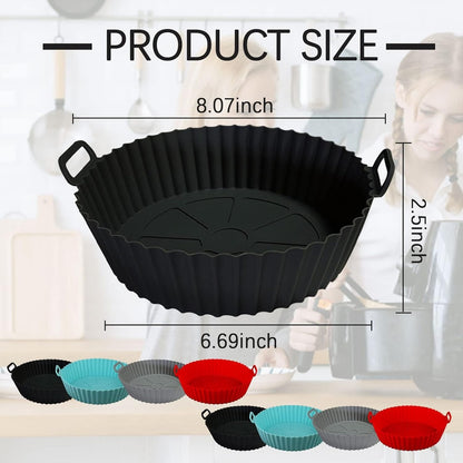 X2 Molde Silicón Antiadherente De Freidora De Aire Air Fryer