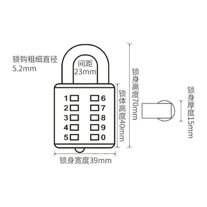 Candado Kmt Tools 40mm 5 Dígitos Color Negro Con Combinación Numérica