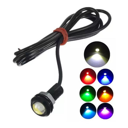 X4 Ojo De Águila Luces Led 23mm 9w Auto Tuning Universal Ryc