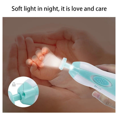Cortador De Uñas Bebé Eléctrico Led Lima Pilas Trimmer Segur