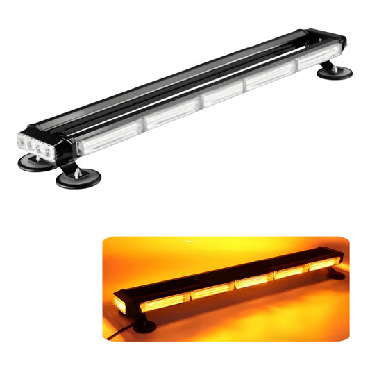 Baliza Led De Techo Destellante Ámbar 80cm Auto 12v Con Imán