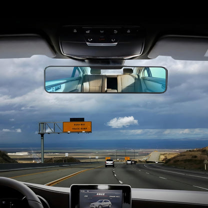 Espejo Retrovisor Curvo Adaptable Visión Panorámica 30cm Ryc