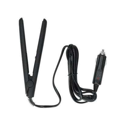 Plancha Alisadora De Pelo Motorlife Para El Auto Mini Color Negro