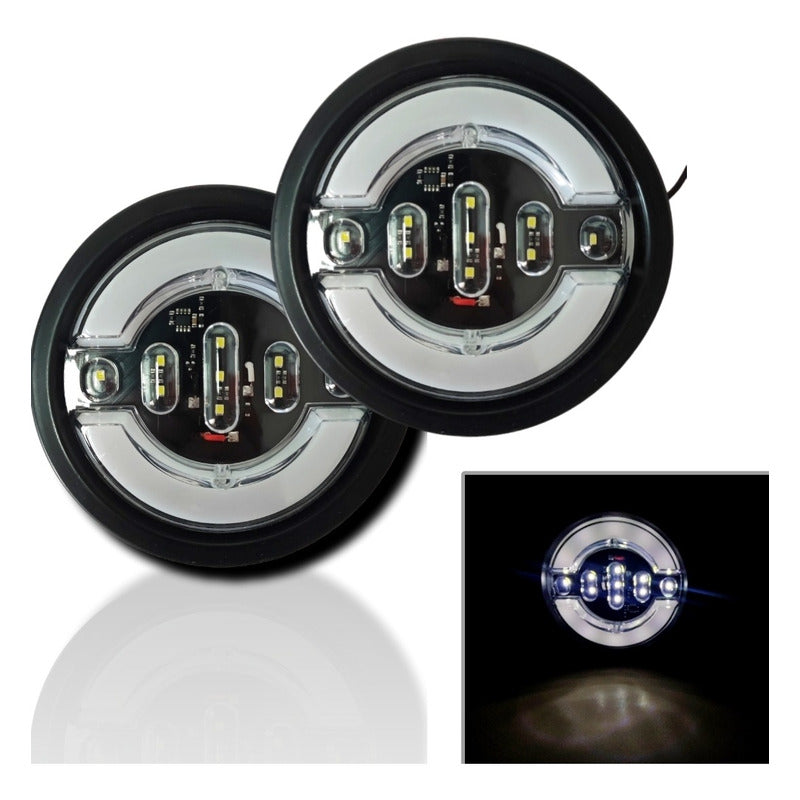 X6 Luz Led Trasera 12/24v Auto Camión Blanco Ámbar Rojo