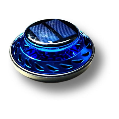Aromatizante Solar Para Auto Aromaterapia Ambientador /casa Esfera Negro/gris 13327